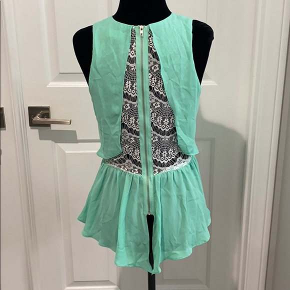 Tobi Lace Accent Top - Small - Picture 2 of 4